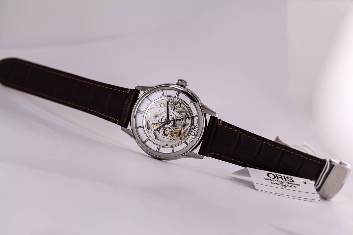 Oris Artelier Translucent Skeleton Steel (New Model)