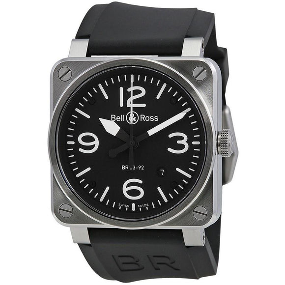 Bell & Ross BR 03-92 Aviation Black Dial Steel Case Automatic 42 MM - The Luxury Well