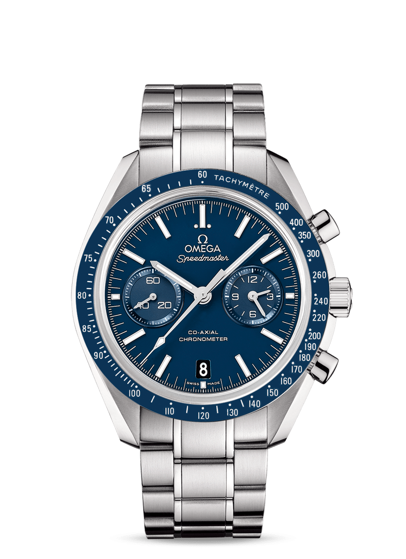 Omega speedmaster best sale blue dial