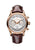 Carl F. Bucherer Manero Flyback 18K Rose Gold 43mm Silver Dial - The Luxury Well