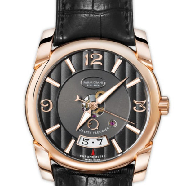 Parmigiani Tonda 39 QF 39mm Gray Côtes de Genève dial - The Luxury Well