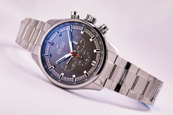 Zenith Chronomaster El Primero Sport Grey Dial Bracelet - The Luxury Well