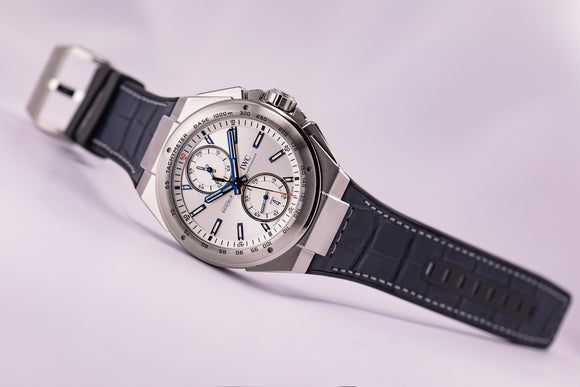 IWC Ingenieur Chronograph Racer Fly-Back Silver Dial - The Luxury Well