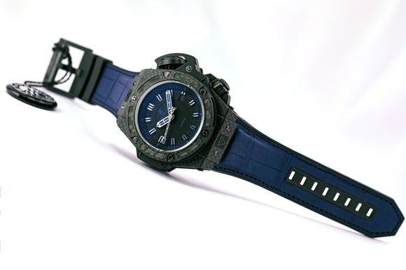Hublot Big Bang King Power Oceanographic Carbon Blue Ltd. Edition - The Luxury Well