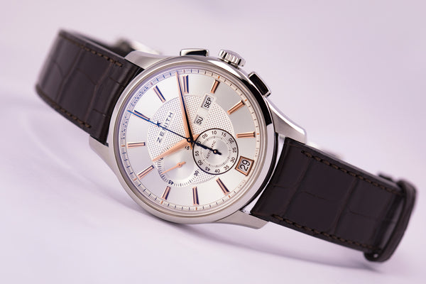 Zenith El Primero Winsor Annual Calendar Chronograph Silver - The Luxury Well