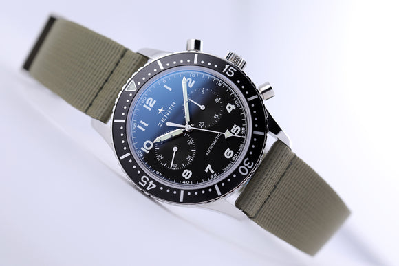 Zenith Pilot Chronograph Tipo CP-2 Military - The Luxury Well