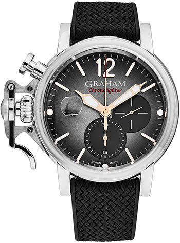 Graham Chronofighter Grand Vintage Chronograph Automatic Black Dial - The Luxury Well