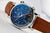 Mühle Glashütte Teutonia II Weltzeit Dial and Leather strap - The Luxury Well