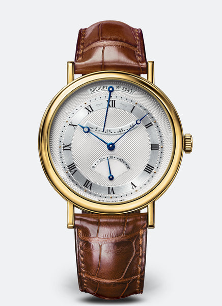 Breguet Classique Retrograde Seconds 18kt Yellow Gold Silver Dial - The Luxury Well