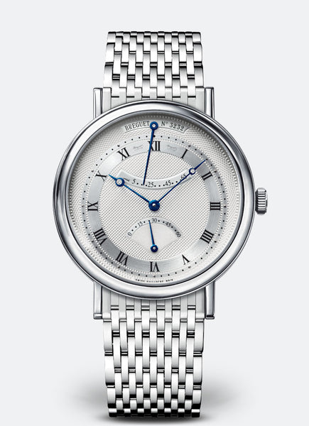 Breguet Classique Retrograde Seconds 18kt White Gold Silver Dial - The Luxury Well