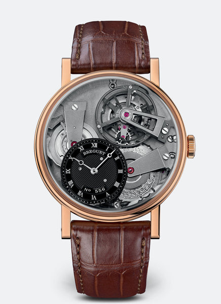 Breguet Tradition Tourbillon Skeleton 18kt Rose Gold Anthracite - The Luxury Well