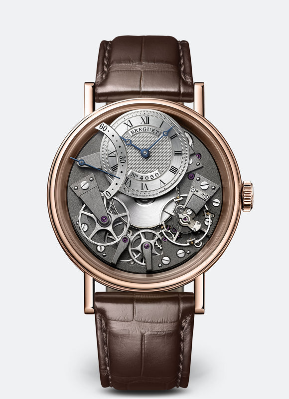 Breguet Tradition 7097 18kt Rose Gold Silver Dial - The Luxury Well