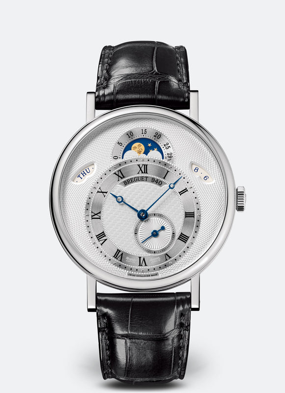 Breguet Classique 7337 Day Date Moonphase 18kt White Gold - The Luxury Well