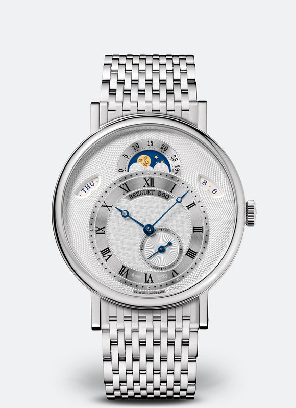 Breguet Classique 7337 Day Date Moonphase 18kt White Gold - The Luxury Well