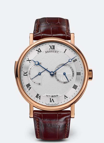 Breguet Repetition Minutes 7637 18kt Rose Gold Silver Dial - The Luxury Well