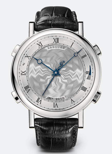 Breguet Classique La Musicale 7800 18kt White Gold Silver Dial - The Luxury Well