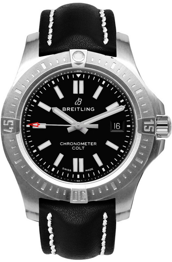 Breitling Chronomat Colt Automatic Chronometer Black 44mm - The Luxury Well