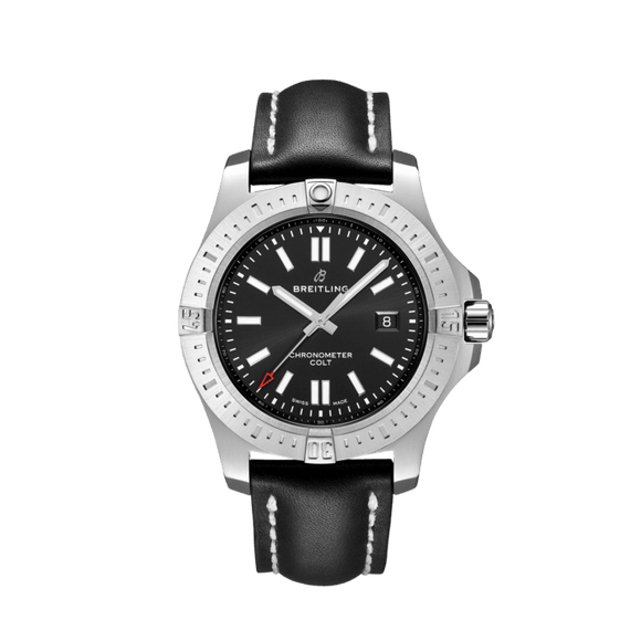 Breitling Chronomat Colt Automatic Volcano Black 44mm Dial - The Luxury Well