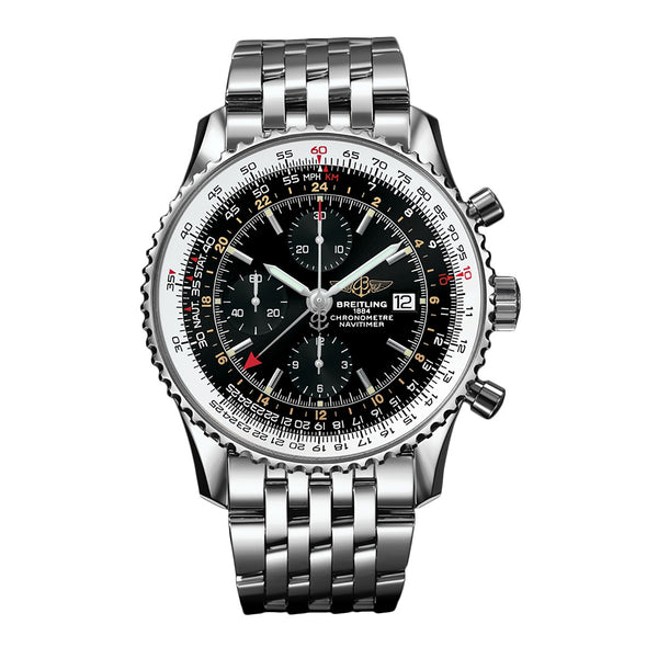 Breitling Navitimer 1 Chronograph GMT Black Dial 46mm