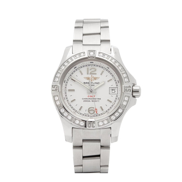 Breitling Colt Lady Stratus Silver Dial Professional III Steel - The Luxury Well