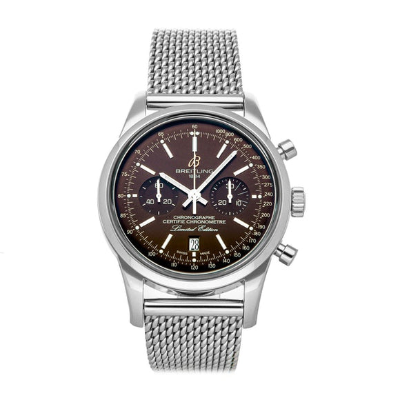 Breitling Transocean Chronograph Limited Edition Brown Dial