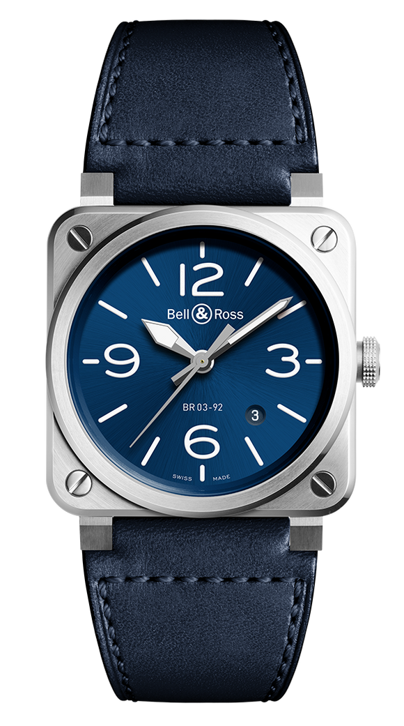 Bell & Ross BR03-92 Automatic Blue Steel - The Luxury Well