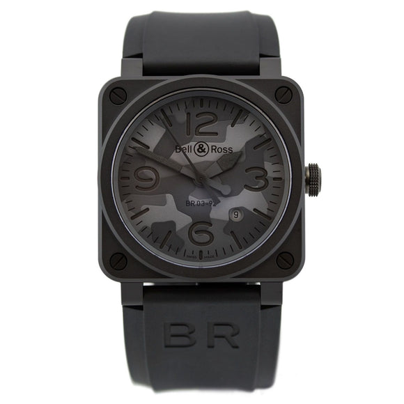 Bell & Ross BR 03 Black Camo Dial 42mm - The Luxury Well