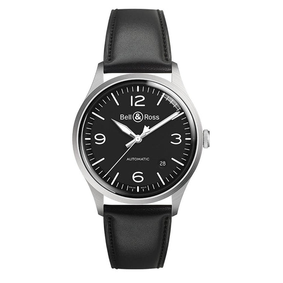 Bell & Ross BRV192 Vintage Automatic Satin Polished Steel Case - The Luxury Well