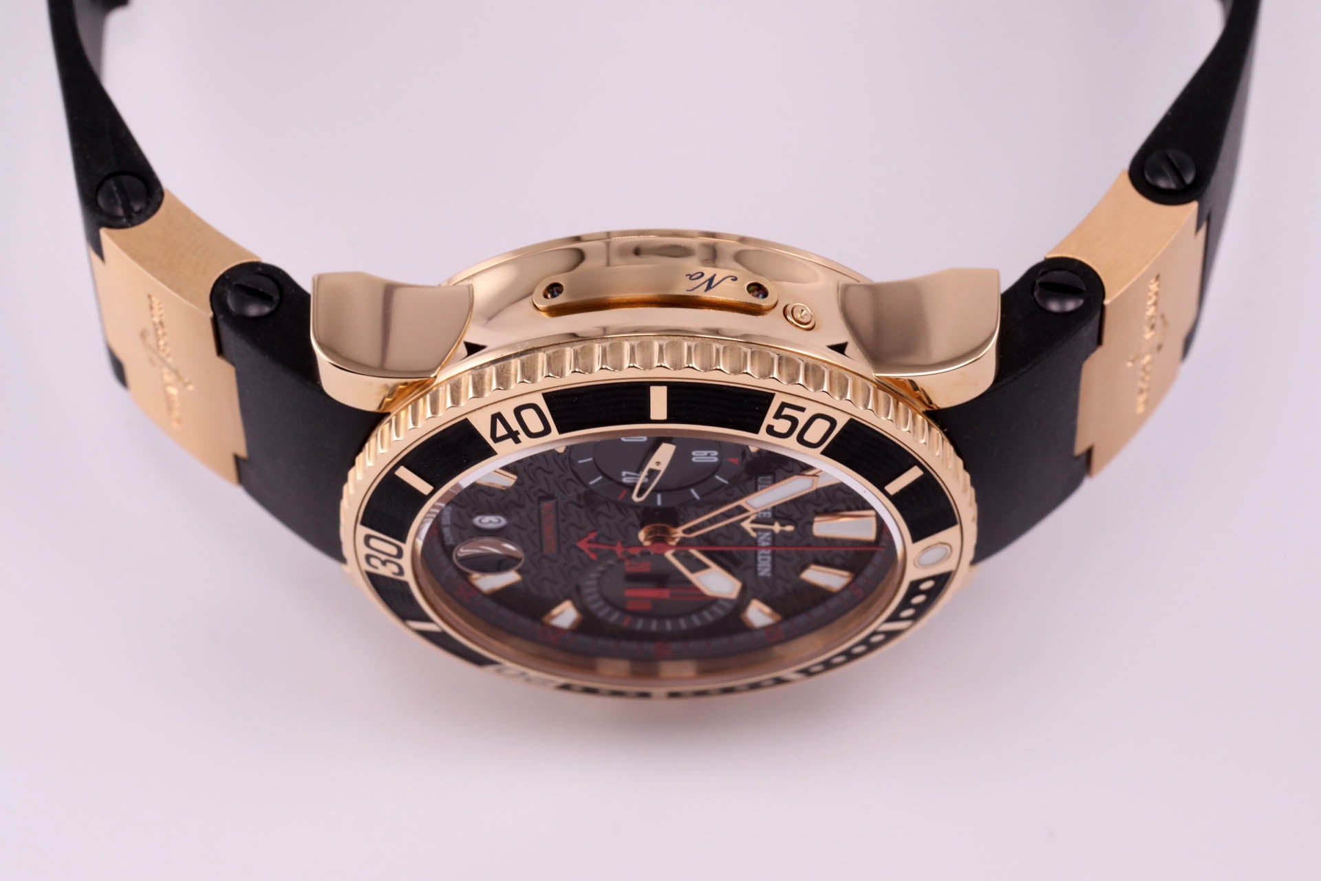 Ulysse Nardin Maxi Marine Diver Chronograph 18kt Gold 8006 102 3A