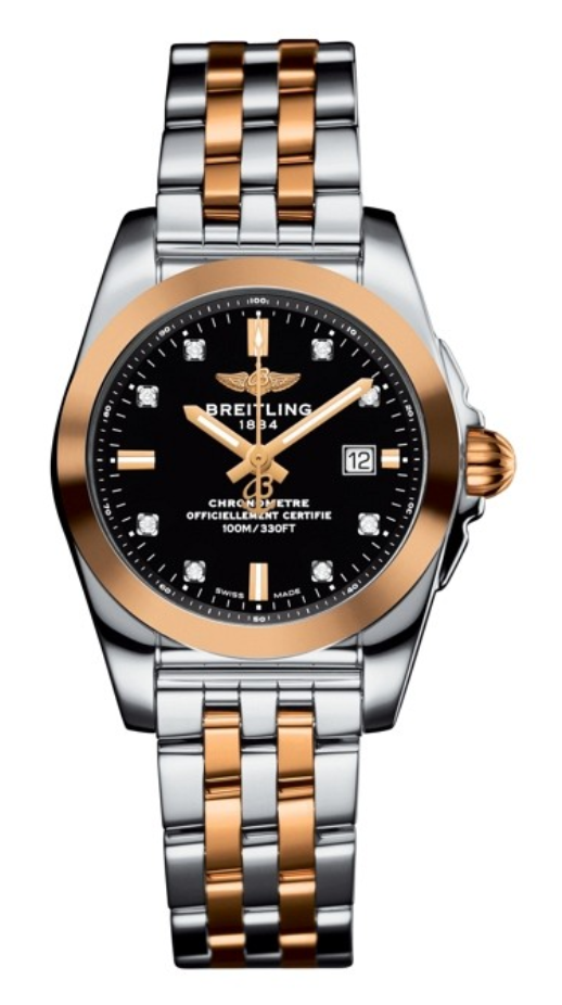 Breitling GALACTIC 29 SLEEK Stainless Steel / Rose Gold 29mm - The Luxury Well