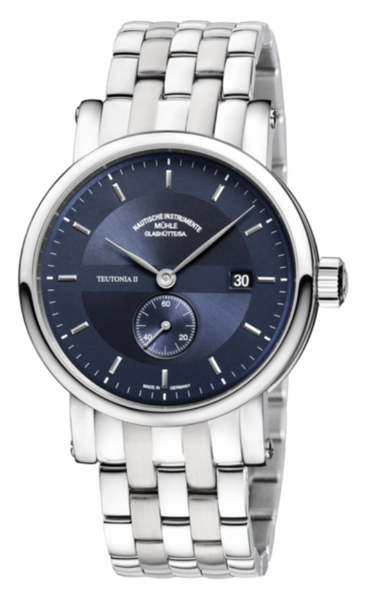 Mühle Glashütte Teutonia II Kleine Sekunde 41mm Silver Dial - The Luxury Well