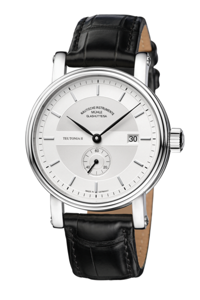 Mühle Glashütte Teutonia II Kleine Sekunde 41mm Silver Dial - The Luxury Well