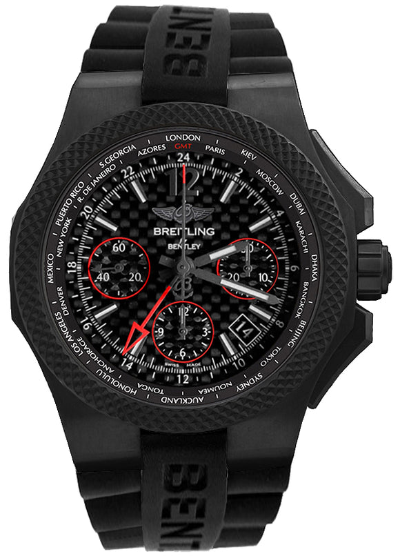 Breitling GMT B04 S Carbon Body Black 45mm Limited Edition - The Luxury Well