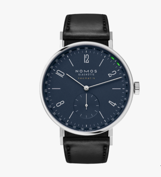 Nomos Tangente Neomatik 41 Update midnight blue and display back, Ref. 182