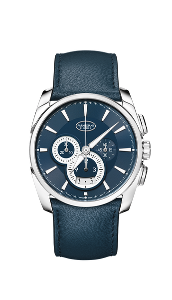 Parmigiani Fleurier Tonda Metrographe 40mm blue super-luminova dial - The Luxury Well