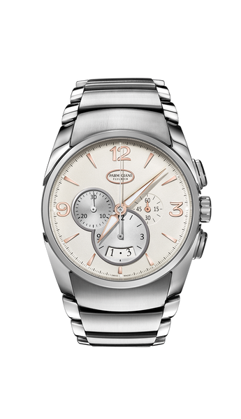 Parmigiani Fleurier Tonda Metrographe 40mm grained white dial - The Luxury Well