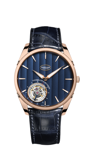 Parmigiani Fleurier Tonda 1950 Tourbillon 40.2mm blue dial - The Luxury Well