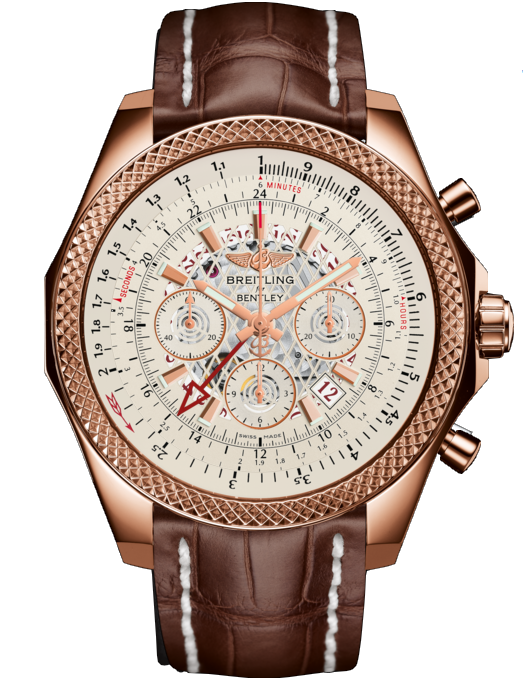 Breitling Bentley B04 GMT 18kt Red Gold Silver Dial - The Luxury Well