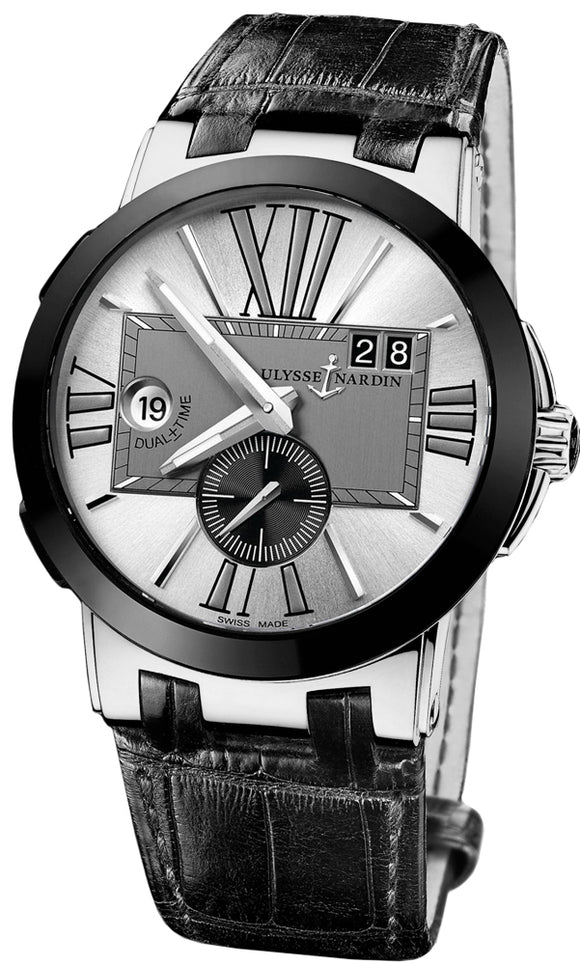 Ulysse Nardin Executive Dual Time Stainless Steel - The Luxury Well
