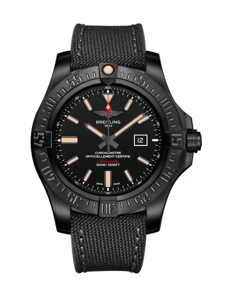 Breitling Avenger Blackbird Black Titanium 48mm - The Luxury Well