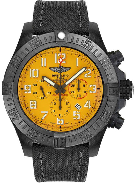 Breitling Avenger Hurricane Chronograph Automatic Yellow Dial 50mm Watch