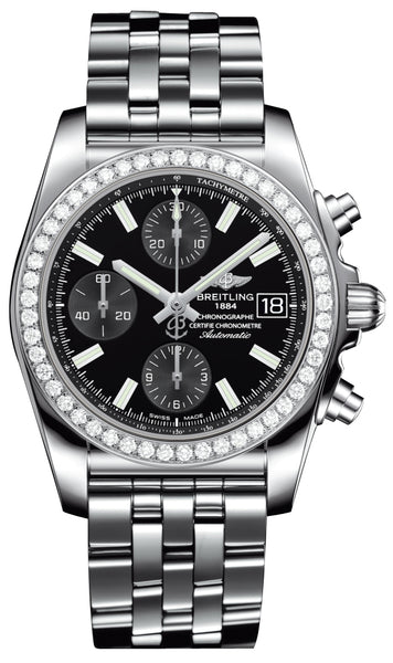 Breitling Chronomat 38mm Ladies Black Dial