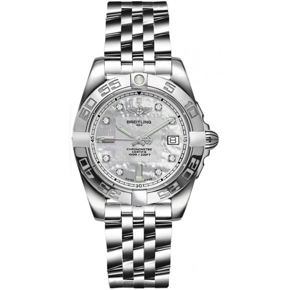 Breitling Galactic 32 Silver Dial