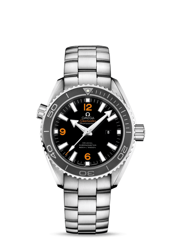Omega Seamaster Planet Ocean Co-Axial Black 37.5mm - The Luxury Well