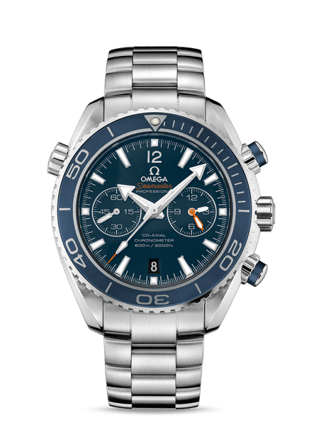 Seamaster Planet Ocean 600M Titanium Chronograph Blue - The Luxury Well