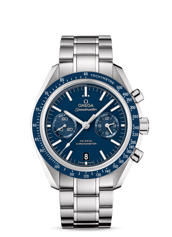 Omega Speedmaster Professional Moon Co-Axial Blue Dial Titanium - The Luxury Well