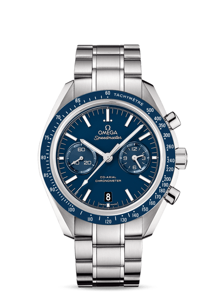 Omega Speedmaster Professional Moon Co-Axial Blue Dial Titanium - The Luxury Well