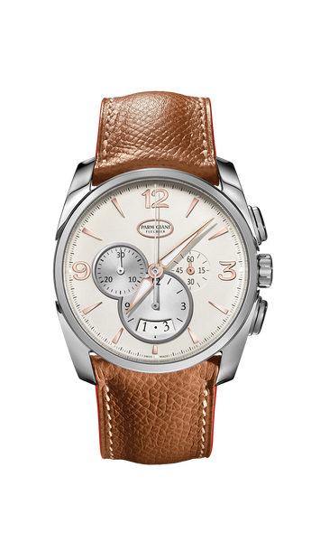 Parmigiani Fleurier Tonda Metrographe 40mm grained white dial - The Luxury Well