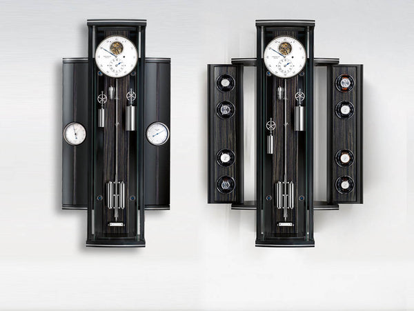 Erwin Sattler Metallica Rotalis Modern Precision Pendulum Clock and Winder System - The Luxury Well