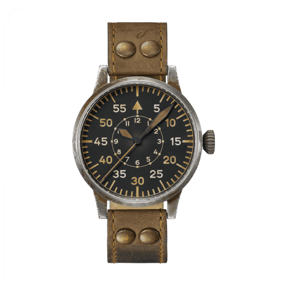 Laco Pilot Watch Original SPEYER ERBSTÜCK Black Dial 39mm - The Luxury Well